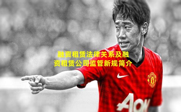 融资租赁法律关系及融资租赁公司监管新规简介